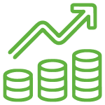 Ikona pro fotovoltaické panely na střeše domu ve Středočeském kraji